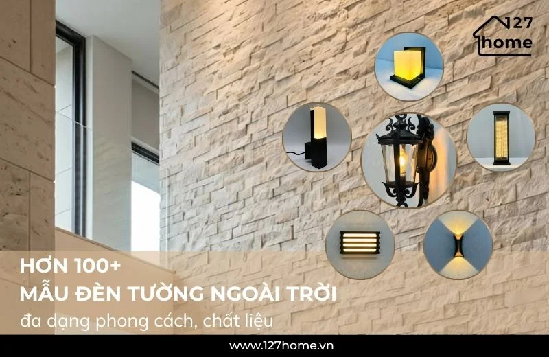 Các mẫu đèn tường ngoài trời tại 127 HOME