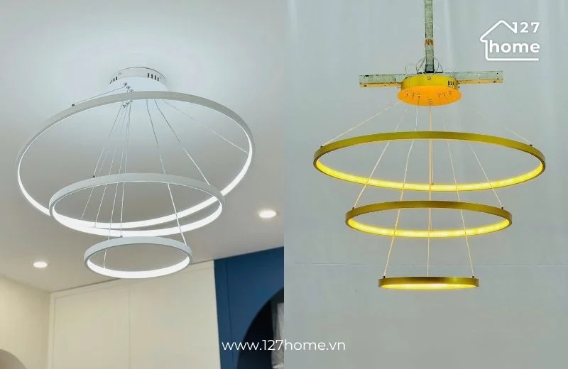 Đèn chùm đơn giản dạng vòng
