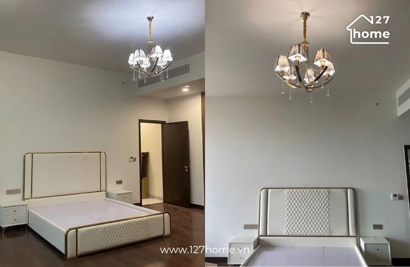 Đèn chùm thiết kế hiện đại cho phòng ngủ