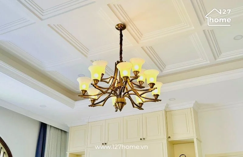 Đèn chùm tân cổ điển DC9209 thiết kế sang trọng cho phòng ăn