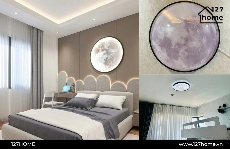 Đèn ngủ treo tường phong cách hiện đại