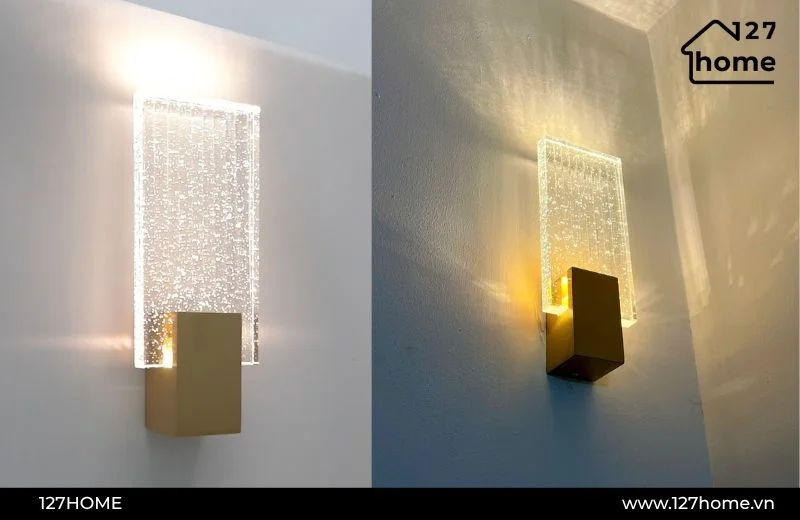 Đèn tường đồng phong cách hiện đại