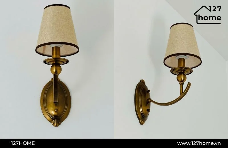 Đèn tường đồng phong cách tân cổ điển