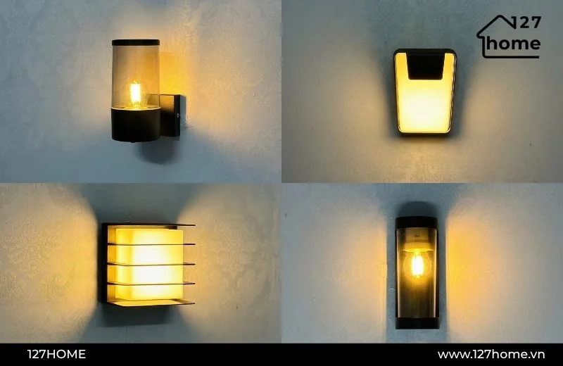 Các mẫu đèn tường led ngoài trời hiện đại