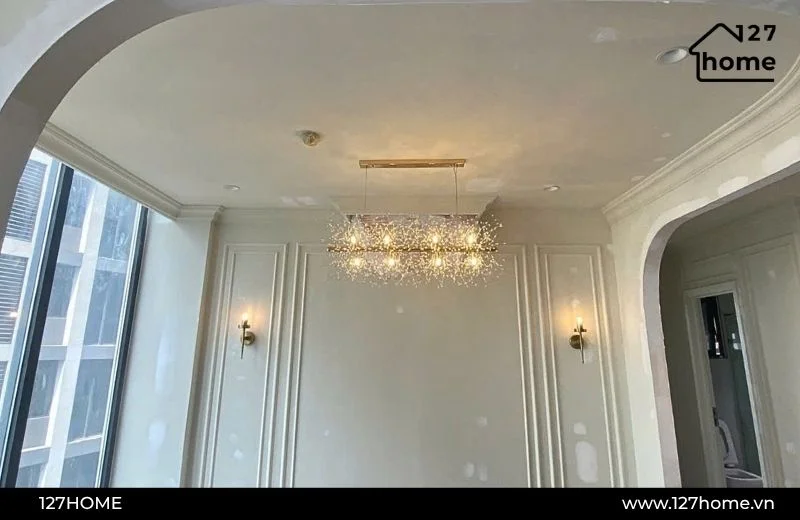 Đèn tường phòng khách phong cách hiện đại