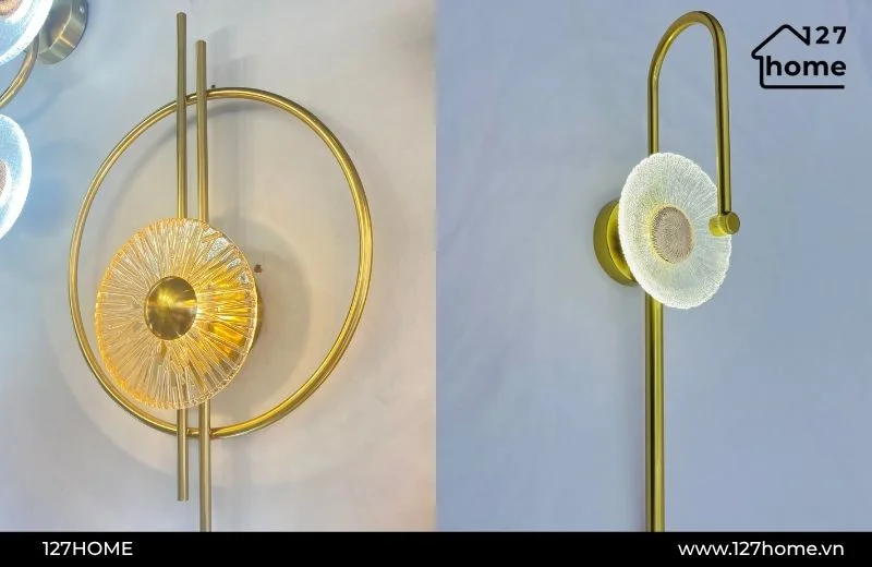 Đèn tường thuỷ tinh phong cách nghệ thuật