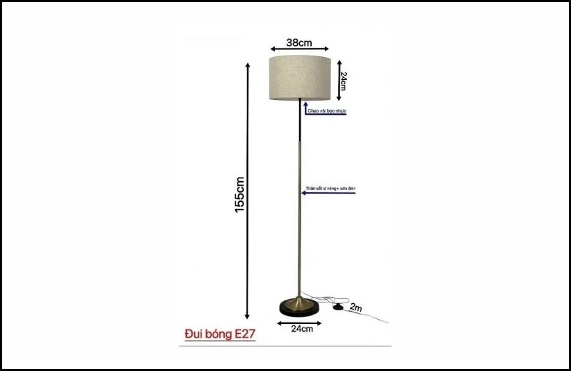 Thông số đèn đứng DD53821