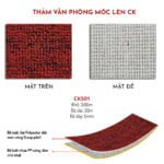 Thảm trải sàn văn phòng len móc 10