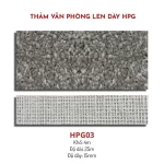 Thảm văn phòng len dày HPG03