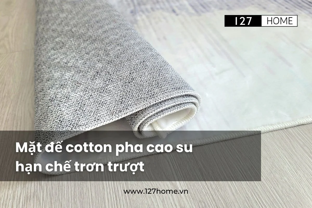 Thảm trải sàn phòng khách giảm nguy cơ té ngã