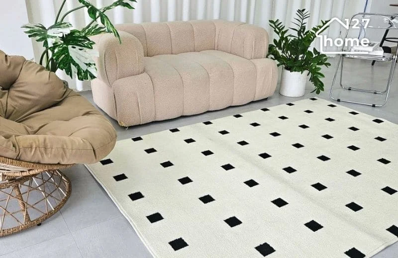 Thảm phòng khách Dotty mang đến sự tiện nghi
