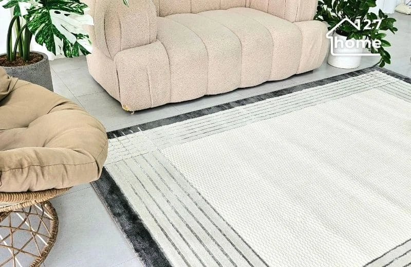 Thảm dệt 3D Stripe với các đường kẻ sọc tinh tế
