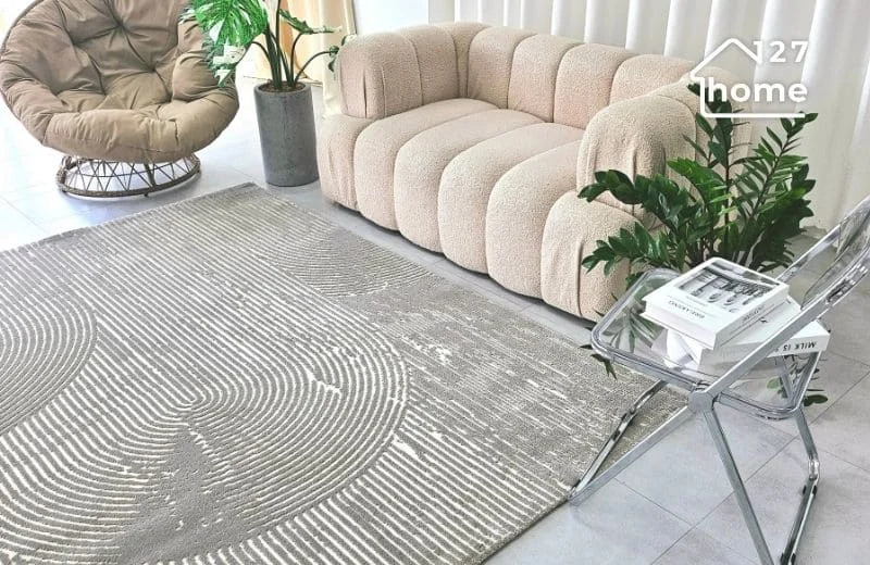 Thảm trải sàn dệt 3D Wave cho không gian sống tiện nghi và đẳng cấp