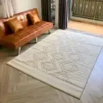 Thảm trải sàn phòng khách dệt 3D Geo 1