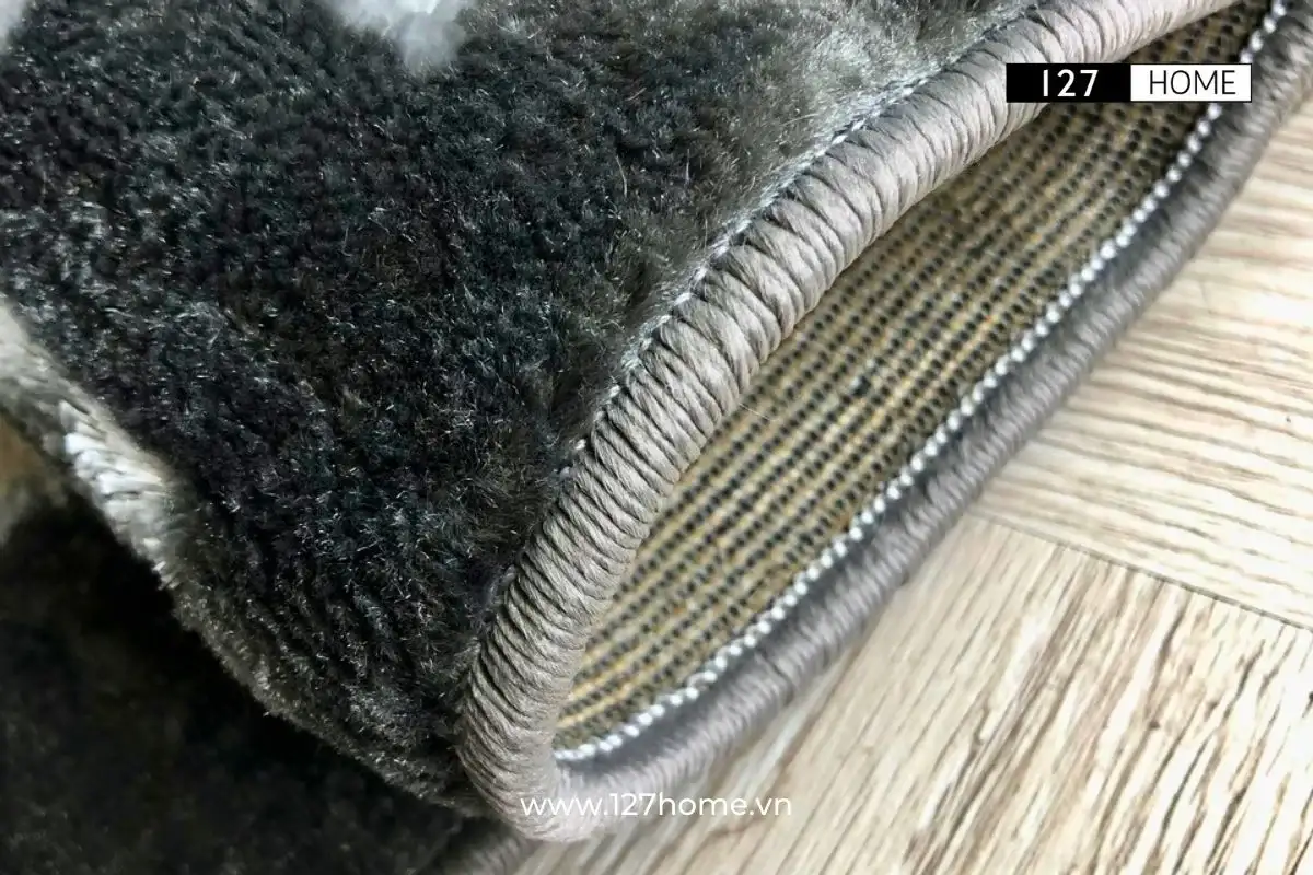 Thảm trải sàn phòng khách dệt 3D Stripe êm ái và cứng cáp