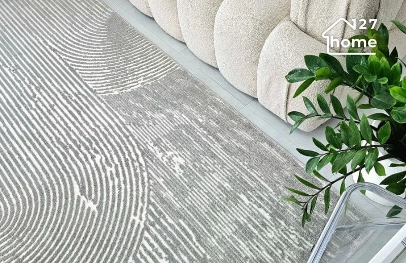 Thảm phòng khách dệt 3D Wave phong cách và linh hoạt