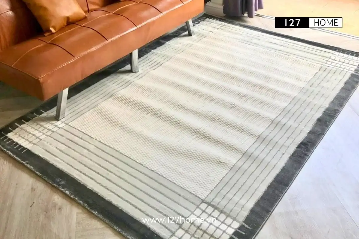 Thảm phòng khách Stripe tiện dụng