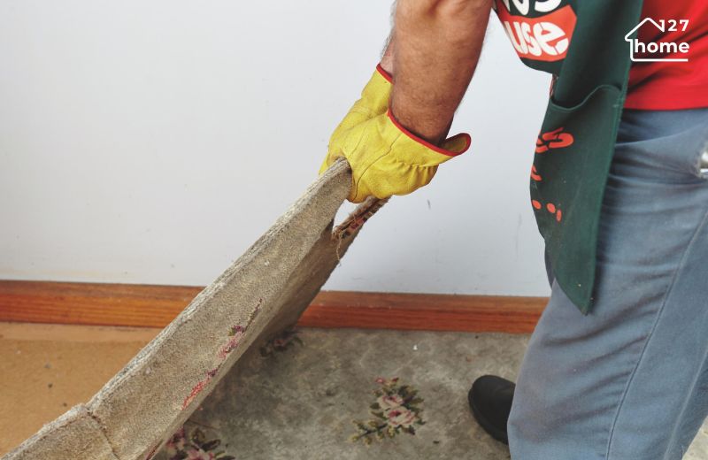 Từ từ kéo thảm lên