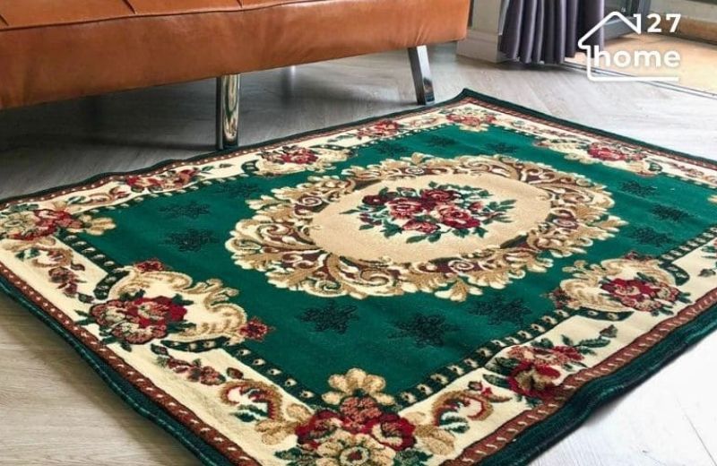 Mệnh mộc hợp với thảm màu xanh lá cây