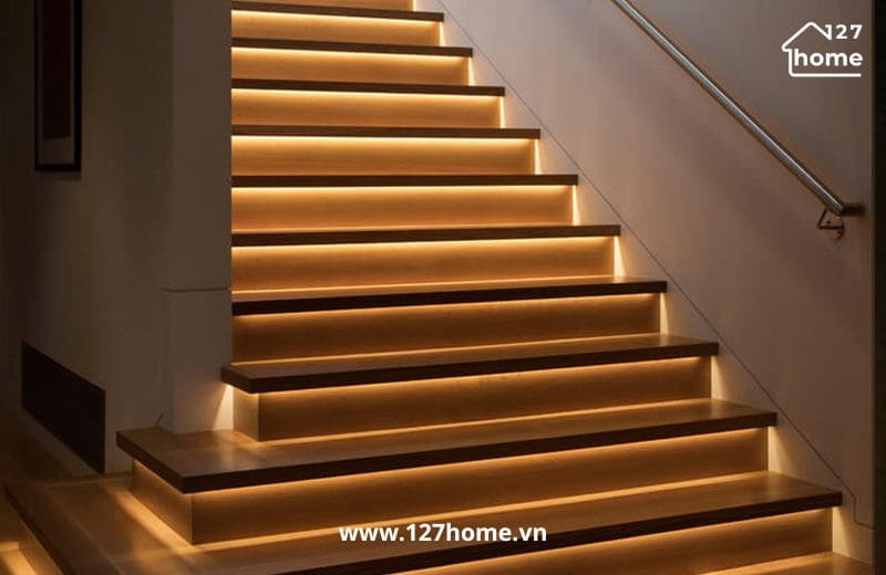 Sử dụng đèn led cho cầu thang, lối đi