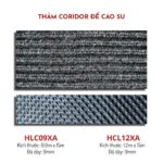Thảm trải sàn cuộn Coridor xám HLCXA 2