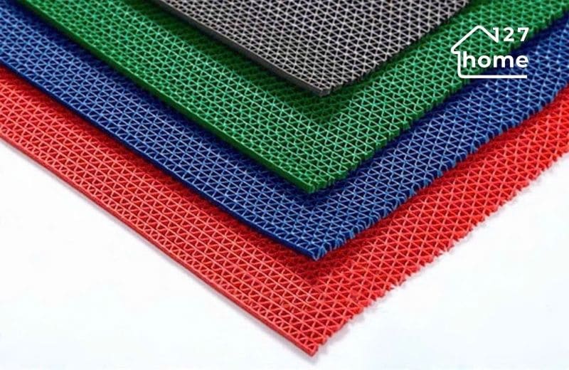 Thảm nhựa lưới thường được sử dụng trong không gian nhà ở