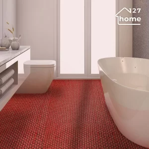 Thảm nhựa lưới chống trượt TH đỏ 2