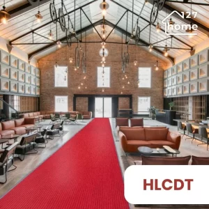 Thảm nỉ đế cao su Coridor đỏ tươi