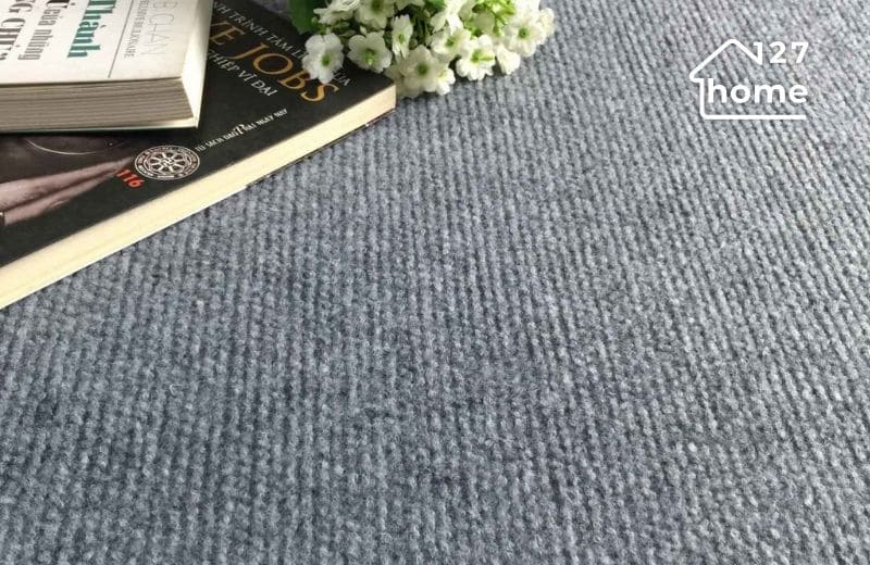 Thảm nỉ gia đình khiến tổng thể thêm hài hòa