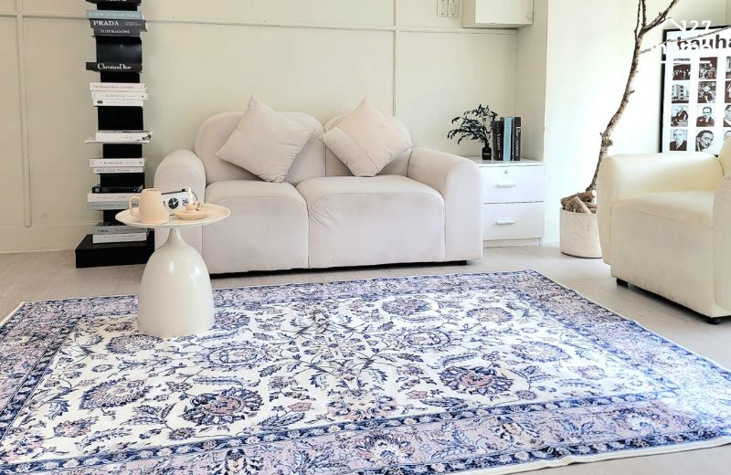 Thảm phòng khách Perisis với chất liệu len nhung độc quyền từ 127 HOME