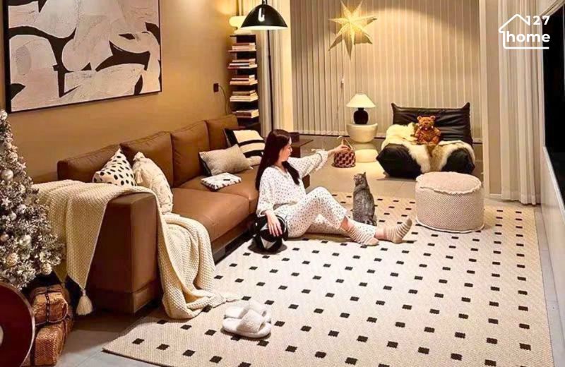 Thảm dệt trượt nước với công nghệ Waterproof chống thấm hiệu quả