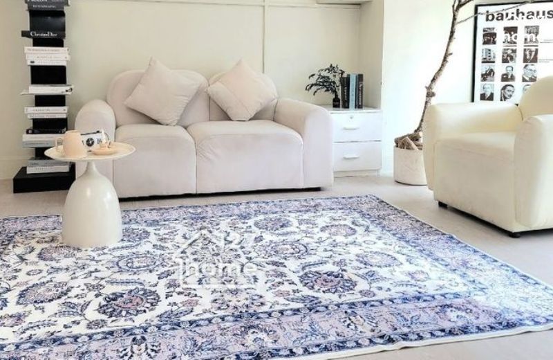 Thảm họa tiết cổ điển cho phòng khách sang trọng