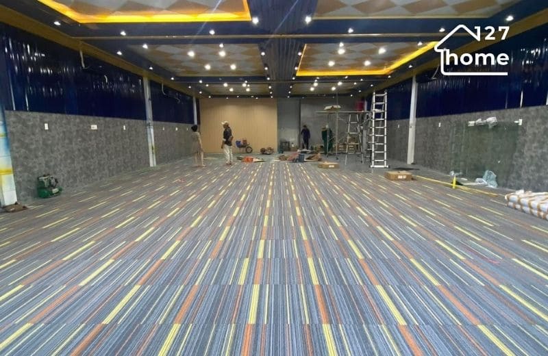 Thảm trải sàn bida giúp ổn định mặt phẳng khi sử dụng
