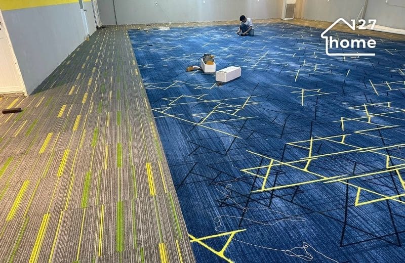 Thảm trải sàn bida chất liệu cao su tổng hợp