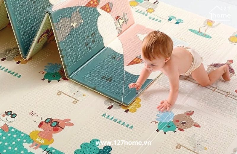 Thảm xốp EVA hoạ tiết ngộ nghĩnh cho bé 