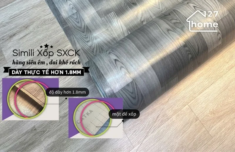 Tấm simili dày xốp