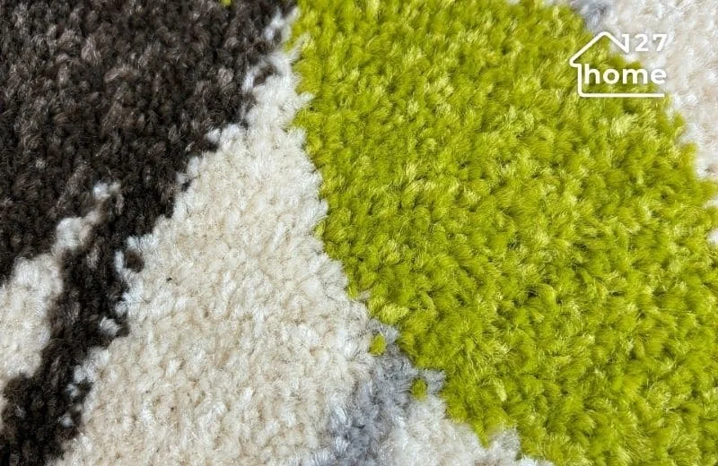 Bề mặt thảm lông xù lót sofa