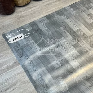 Thảm nhựa vân gỗ trải sàn đế xốp H038-11