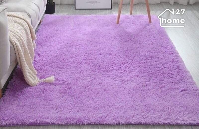 Mẫu thảm lông xù giá rẻ, bắt mắt