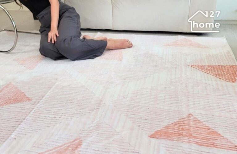 Thảm phòng ngủ tone màu pastel