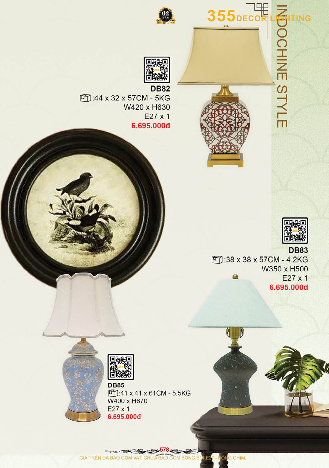 Catalogue đèn 2026 A4-579