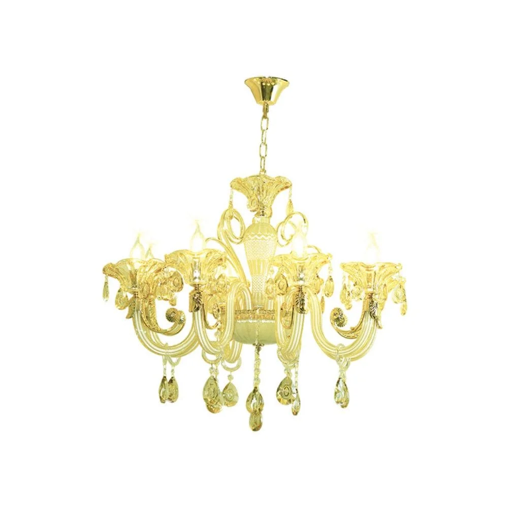 den-chum-nen-pha-le-DC9087T8 Đèn chùm nến pha lê DC9087