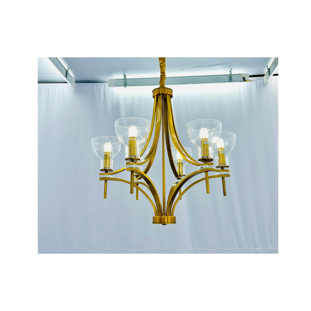 đèn-chùm-dc458tt-3 Đèn chùm DC458T6 phong cách cổ điển Châu Âu với thân hợp kim vàng đồng