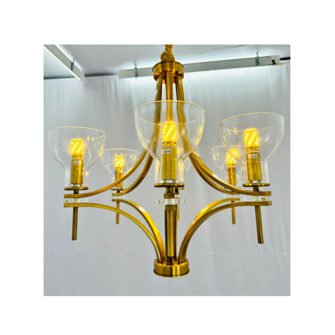 đèn-chùm-dc458tt-2 Đèn chùm DC458T6 phong cách cổ điển Châu Âu với thân hợp kim vàng đồng