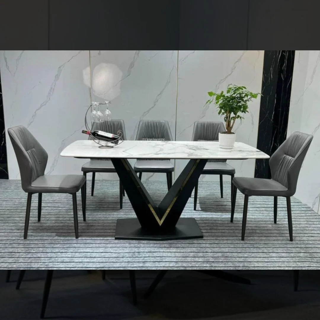 bo-ban-an-6-ghe-kevin-ghi-mat-bach-ngoc-chan-ct020-1 Bộ bàn ăn 6 ghế Kevin ghi mặt bạch ngọc chân CT020 1