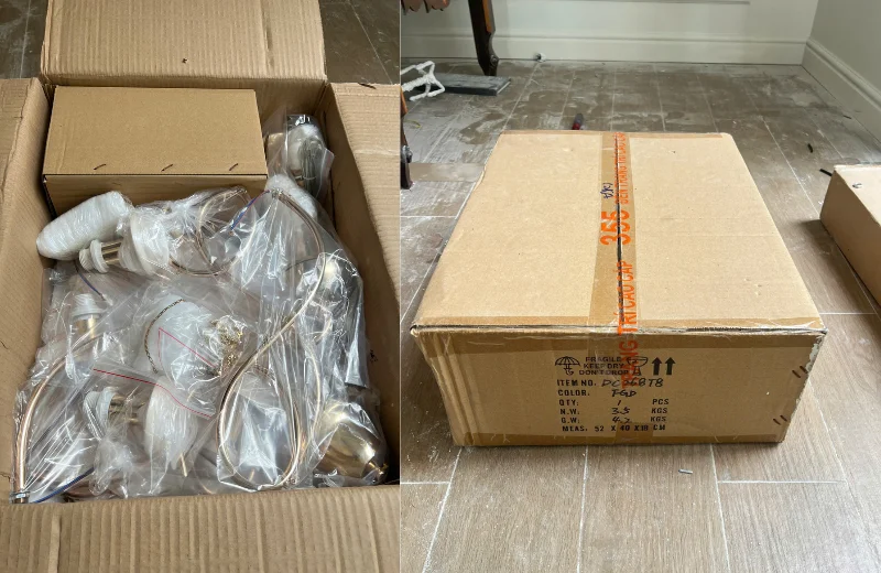 Đóng thùng Đèn Chùm DC268