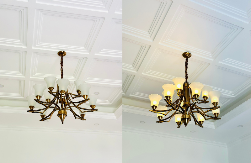 Ảnh thật Đèn Chùm DC9209T12