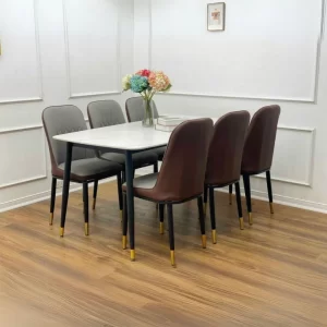 Mặt Bàn Đá Ceramic MDB07-TM Chân Bàn CT002 1