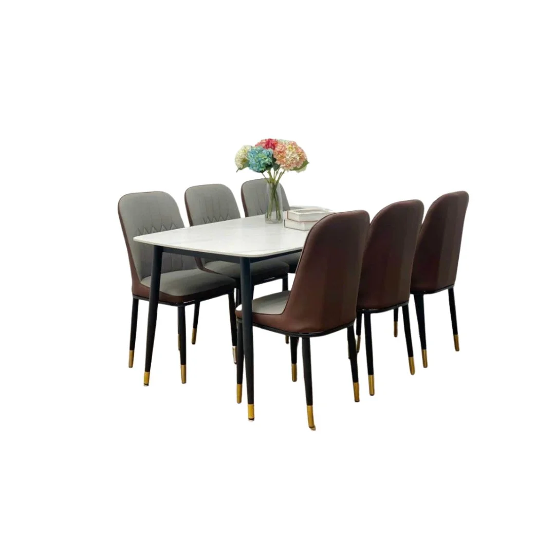 Mặt Bàn Đá Ceramic MDB07-TM Chân Bàn CT002