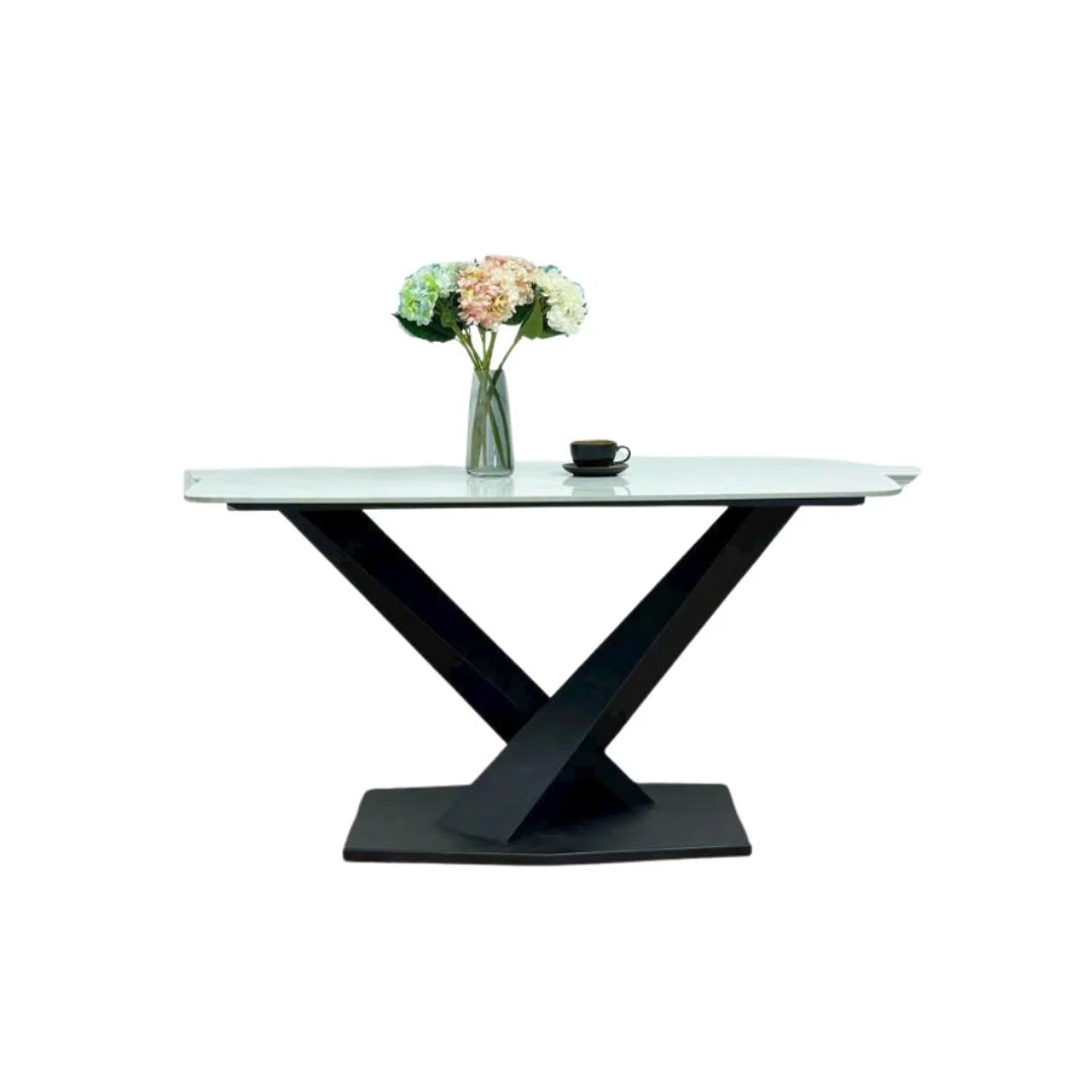 Mặt Bàn Đá Ceramic MDB07-TM Chân Bàn CT006